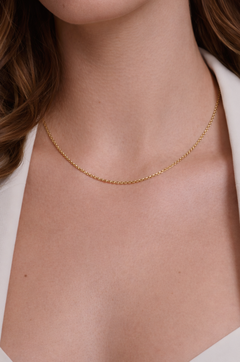 Round Chain Halskette