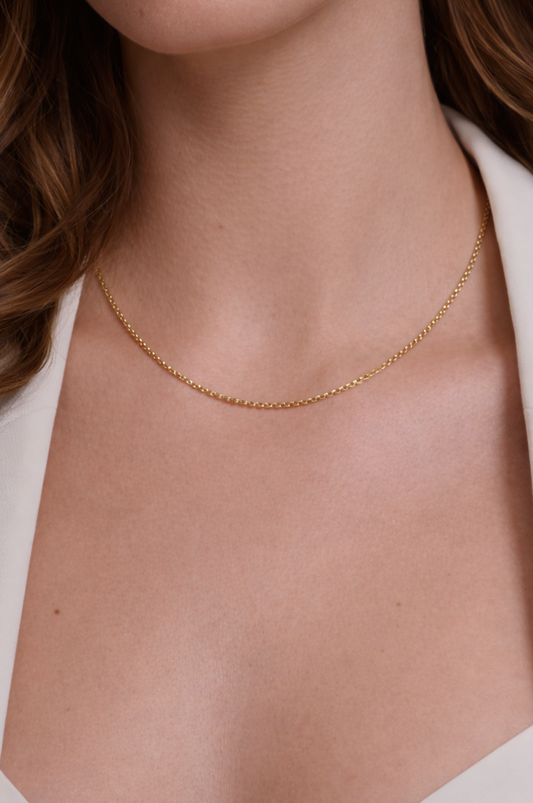 Round Chain Halskette